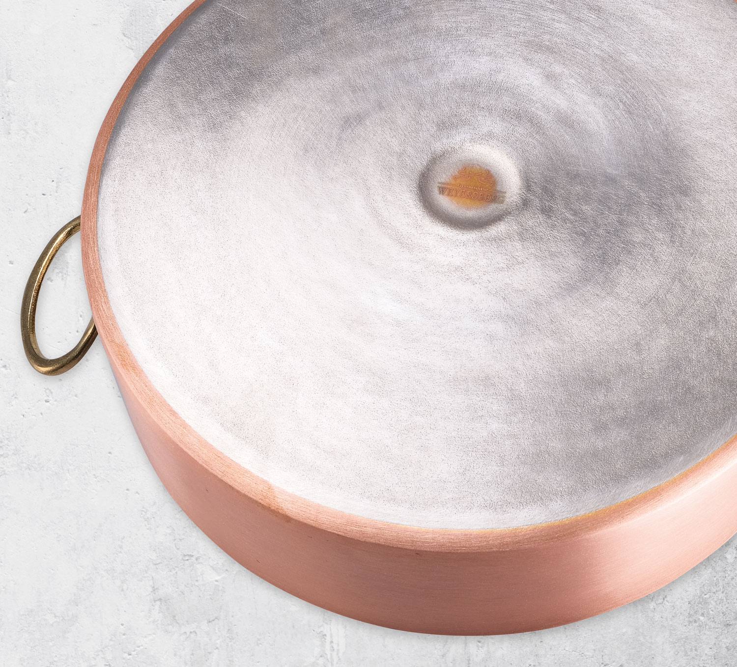 Kupfermanufaktur Weyersberg Kupfer-Sautoir mit Griffen, Designlinie Keramik06