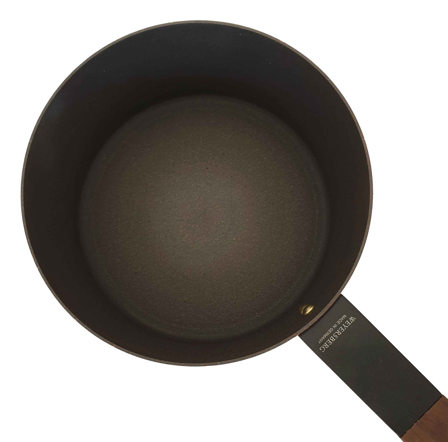 Kupfermanufaktur Weyersberg Kupfer-Stielkasserolle, Designlinie Chrom-Noir09