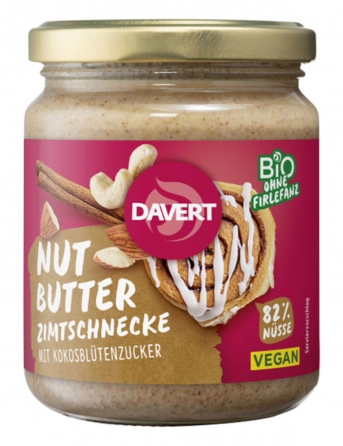  Davert Nut Butter Zimtschnecke Bio 