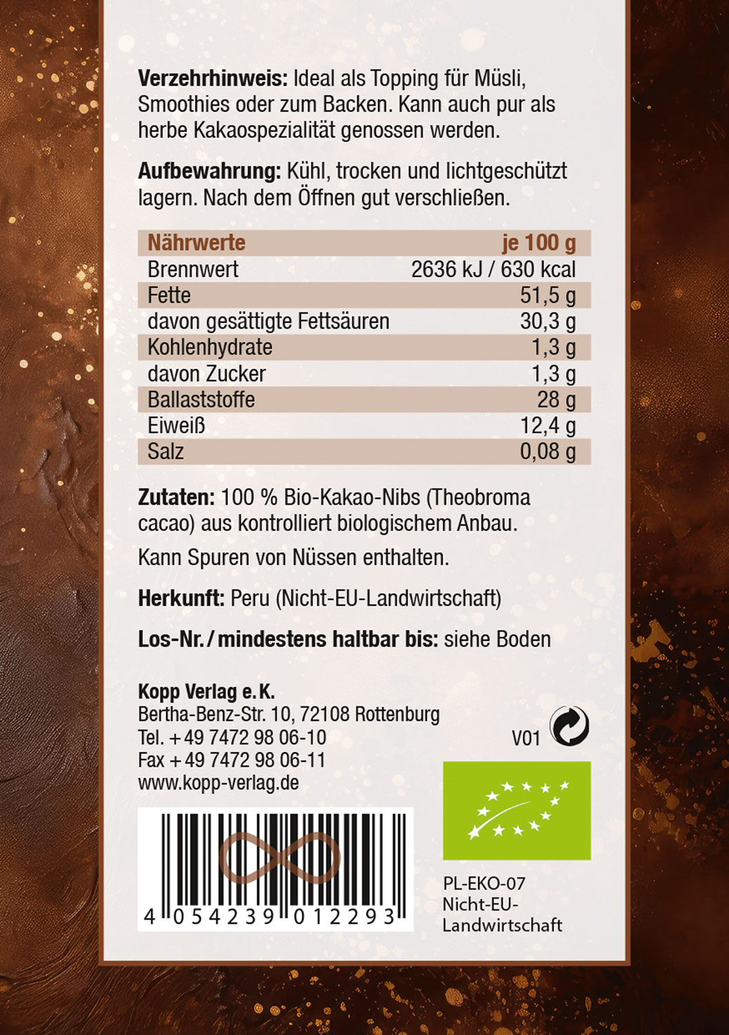 Kopp Vital  Bio-Kakao Nibs03