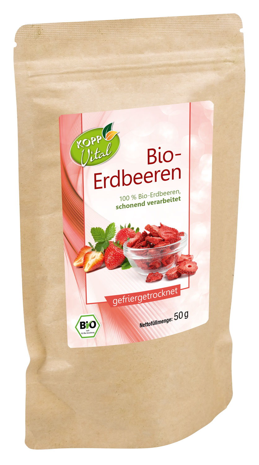  Kopp Vital® Bio-Erdbeeren gefriergetrocknet 