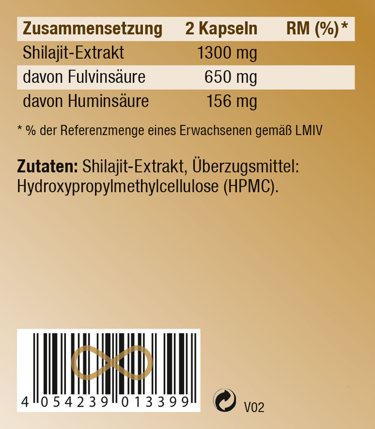 Kopp Vital Mumijo Shilajit / 650 mg / 180 Kapseln02