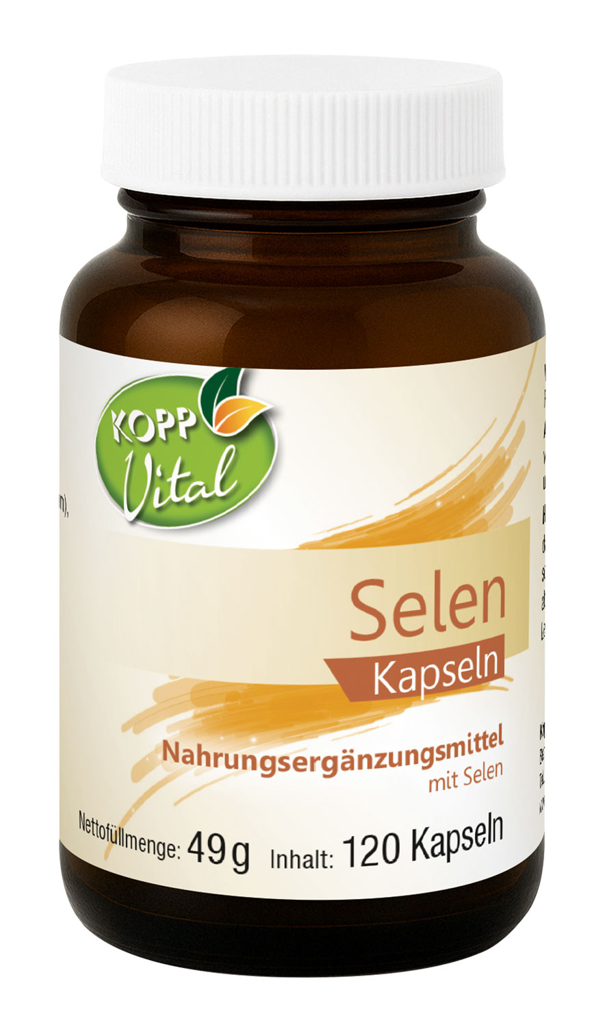 Kopp Vital   Selen / 200 g / aus Natriumselenit / 120 Kapseln