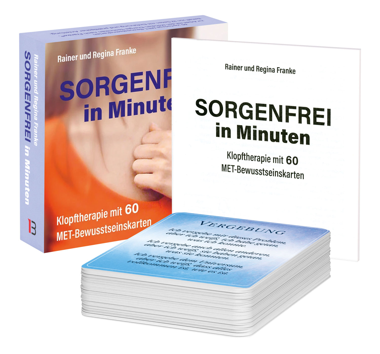 Sorgenfrei in Minuten - Kartenset 60 MET-Bewusstseinskarten - Mngelartikel