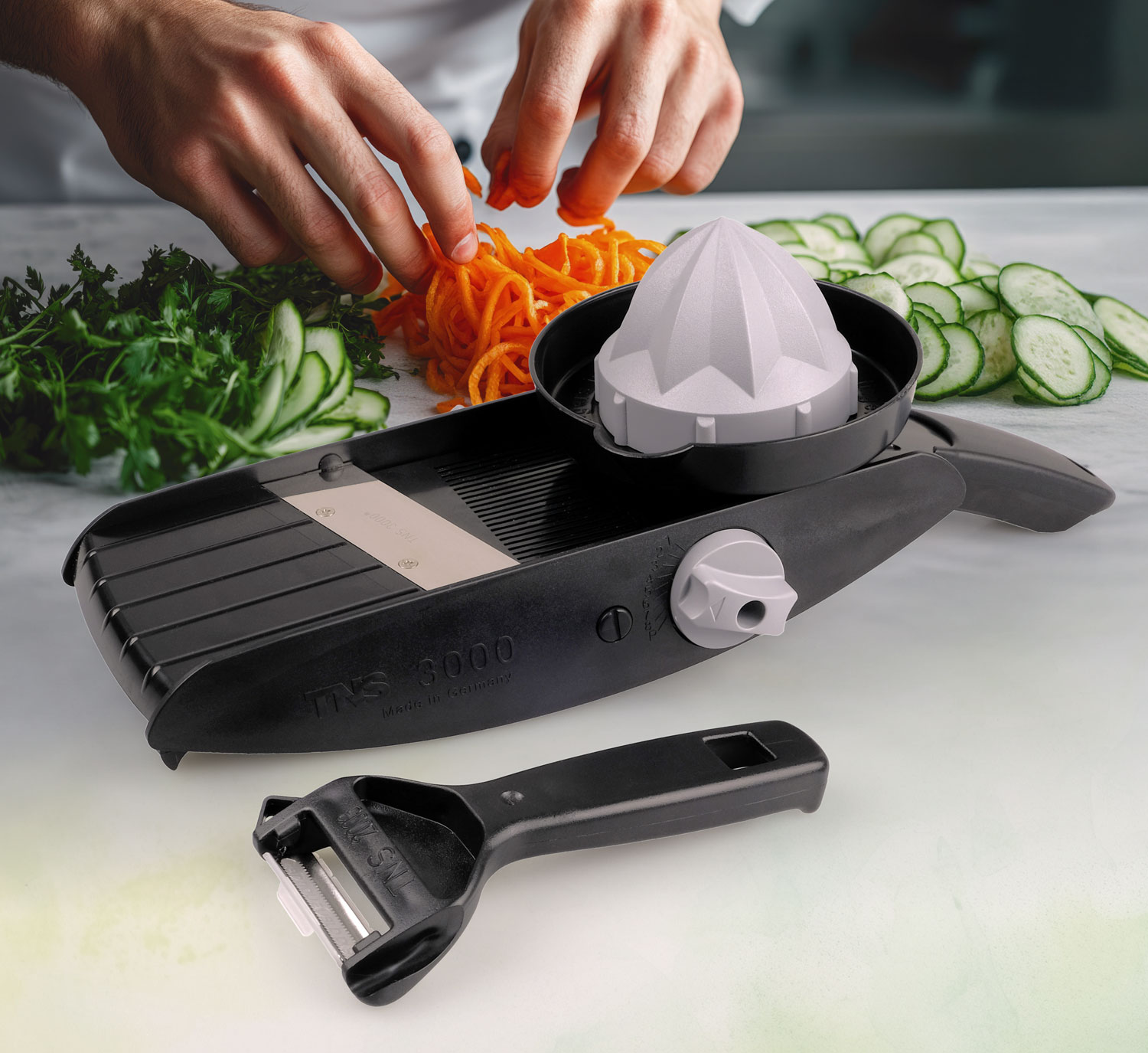  TNS 3000   Gemsehobel-Set 3-teilig 