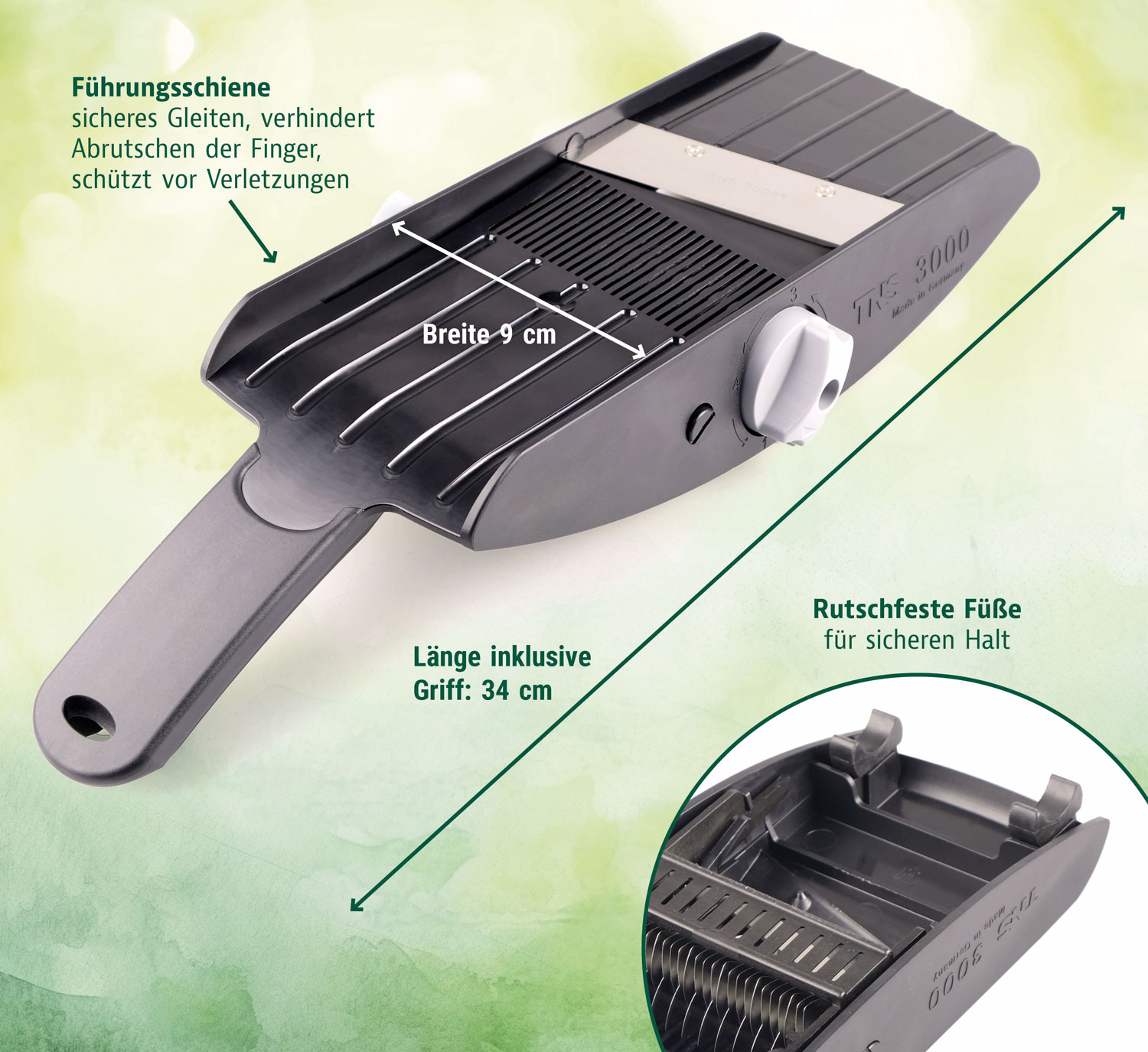  TNS 3000   Gemsehobel-Set 3-teilig 03