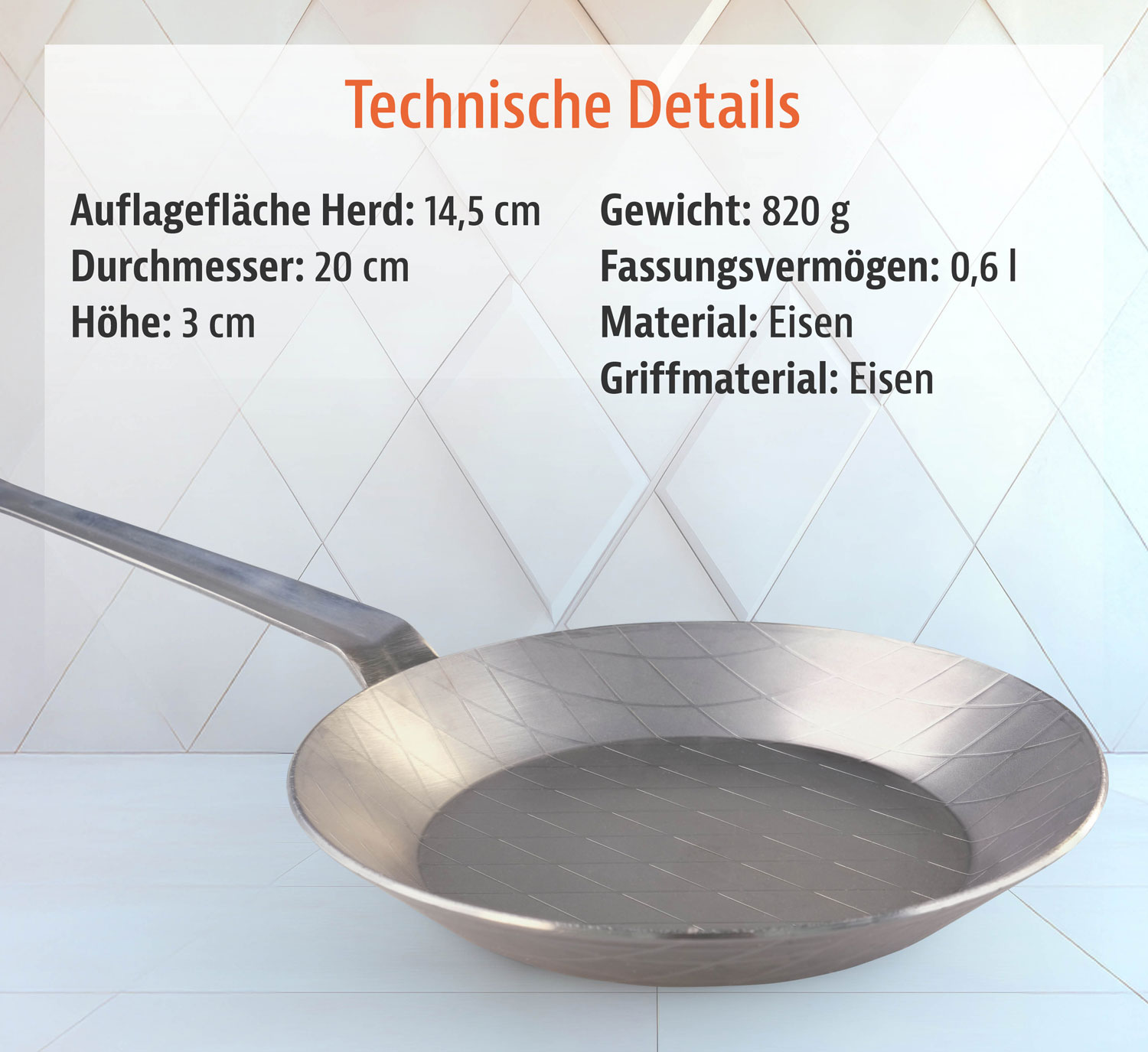  GSW Eisenpfanne - geschmiedet 03