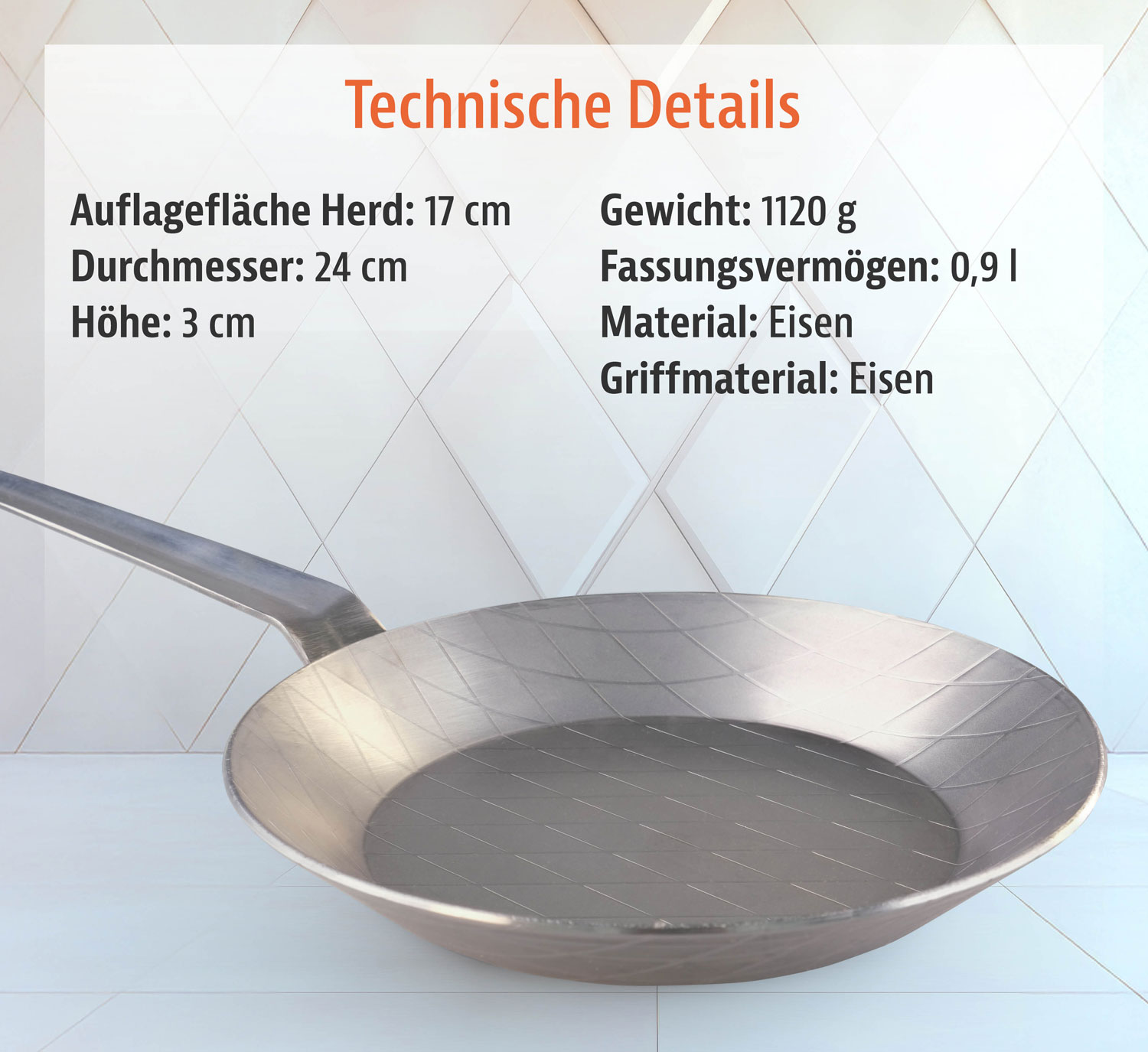  GSW Eisenpfanne - geschmiedet 03