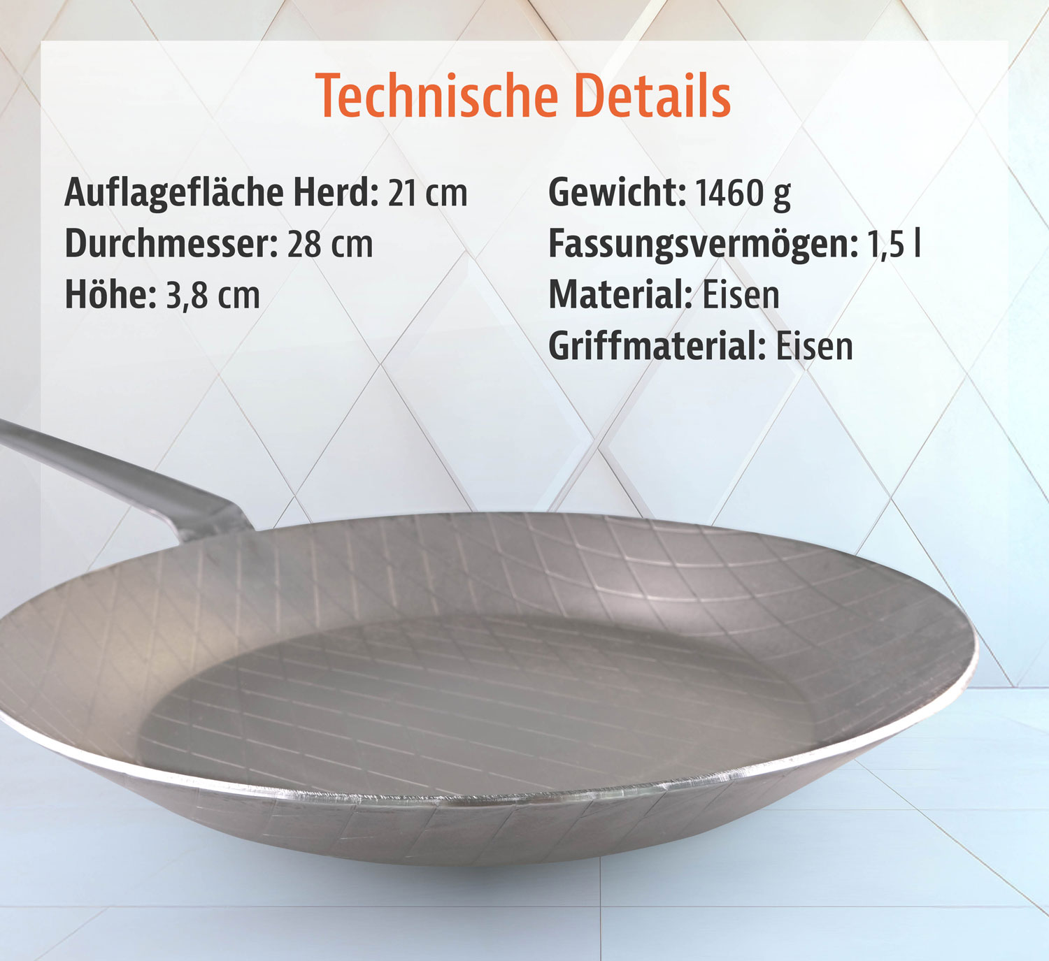  GSW Eisenpfanne - geschmiedet 03