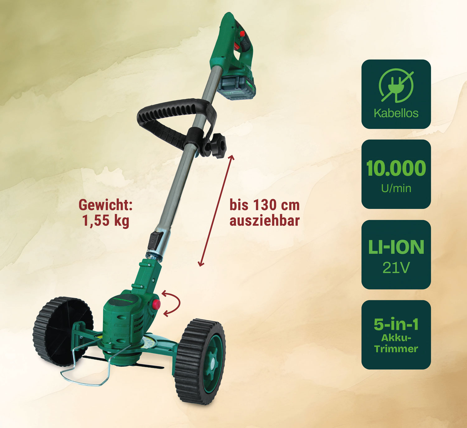  Hammersmith   MultiWizard - 5-in-1 Akku-Trimmer  01