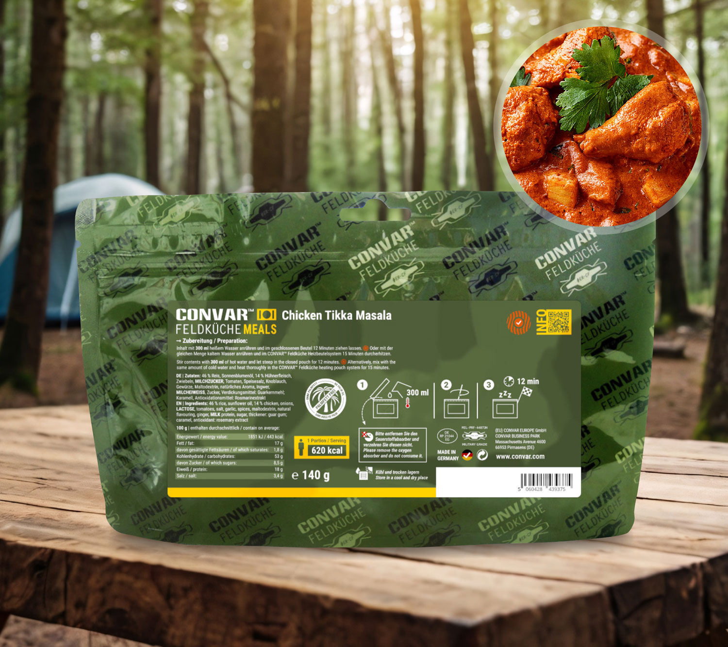 Convar Feldkche Chicken Tikka Masala 