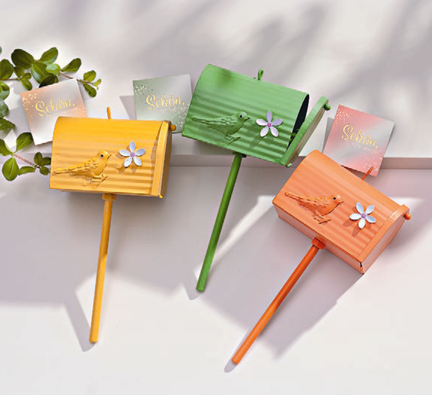 3er-Set Geldgeschenk Briefkasten mit Karte