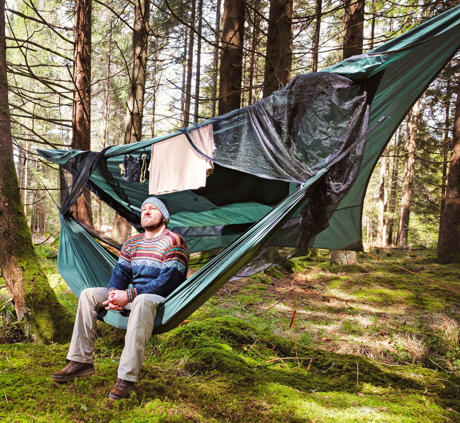  Amazonas   Traveller Camp Hngematte mit Moskitonetz und Tarp 