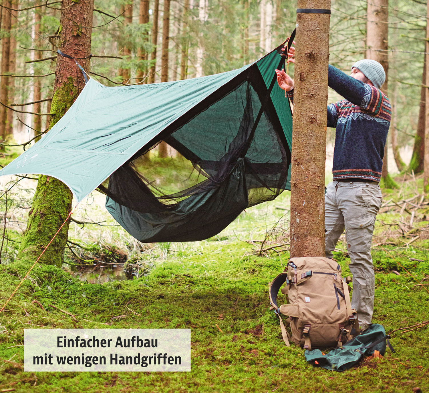  Amazonas   Traveller Camp Hngematte mit Moskitonetz und Tarp 03