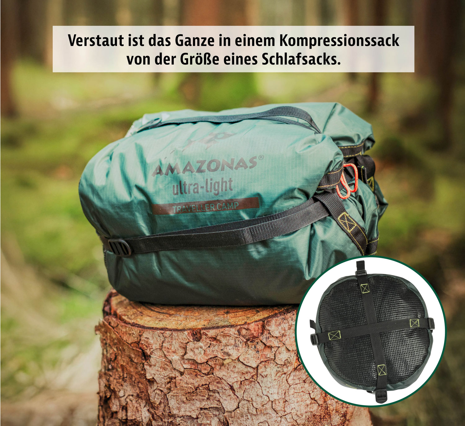  Amazonas   Traveller Camp Hngematte mit Moskitonetz und Tarp 07