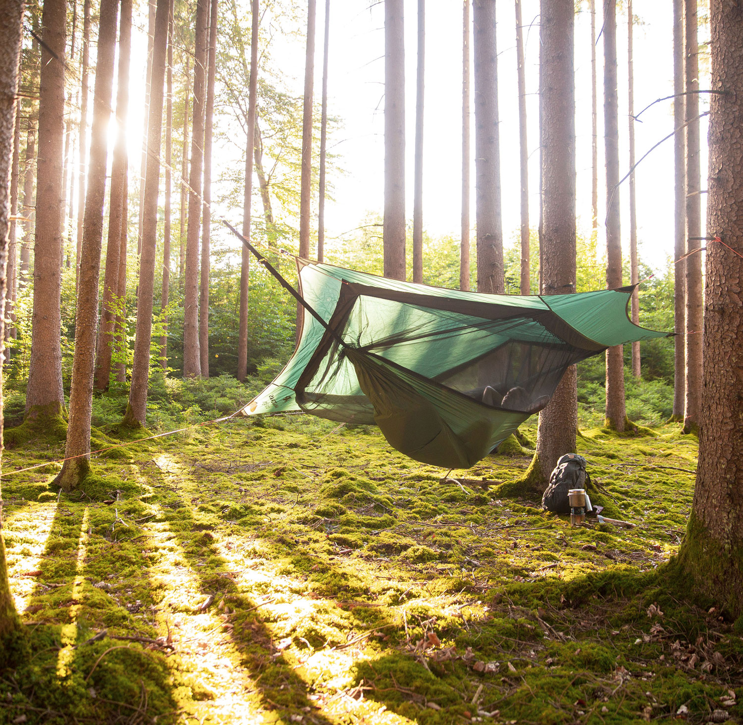  Amazonas   Traveller Camp Hngematte mit Moskitonetz und Tarp 08