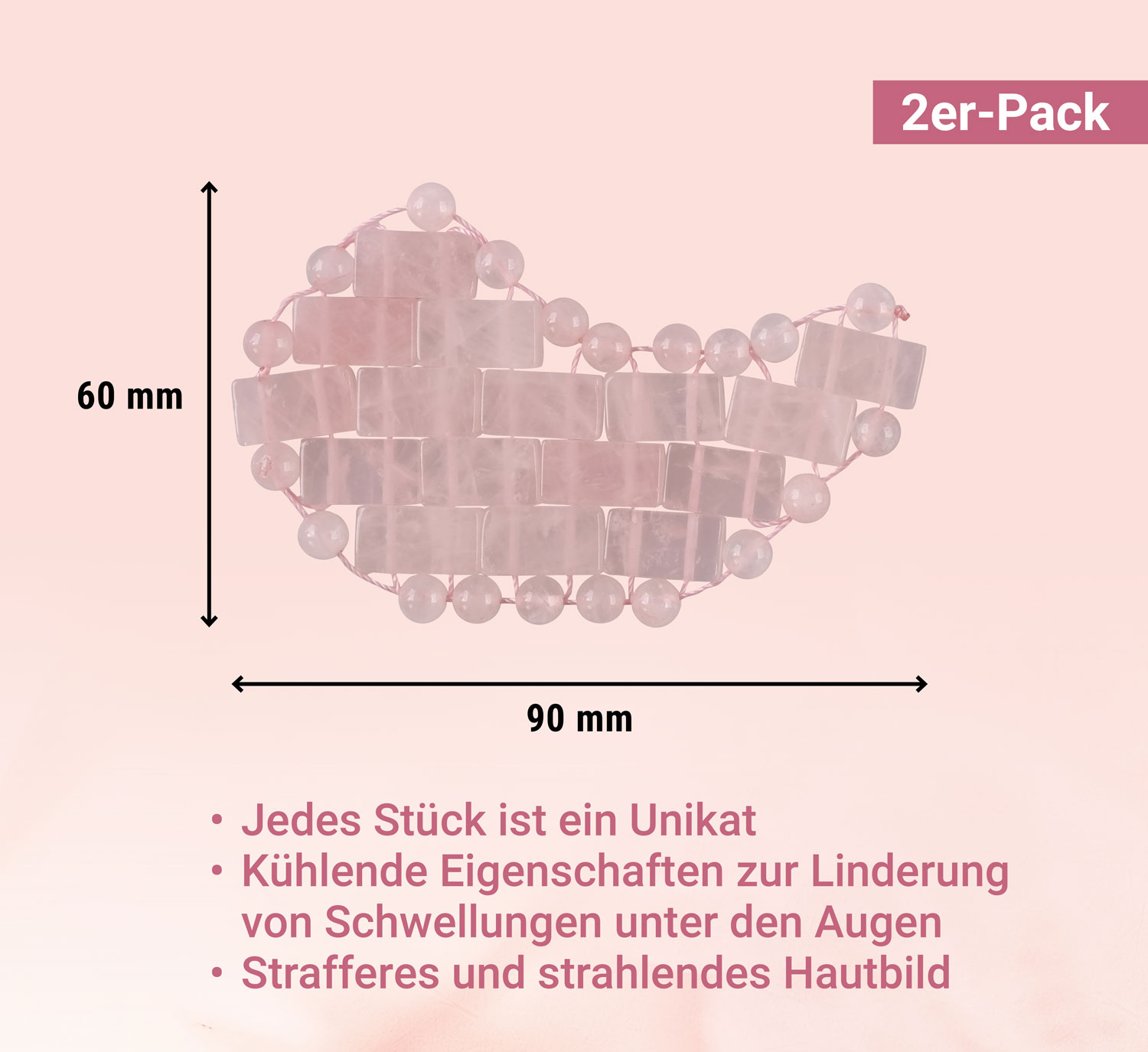 2er-Pack Rosenquarz-Augenpads01