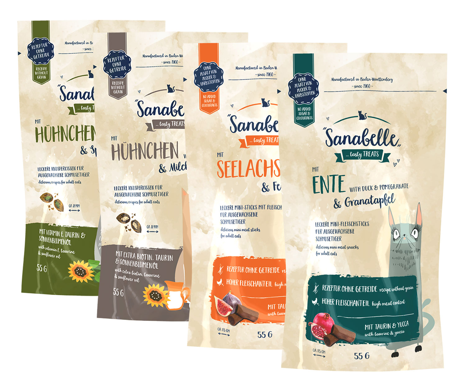 4er-Set Sanabelle Snacks