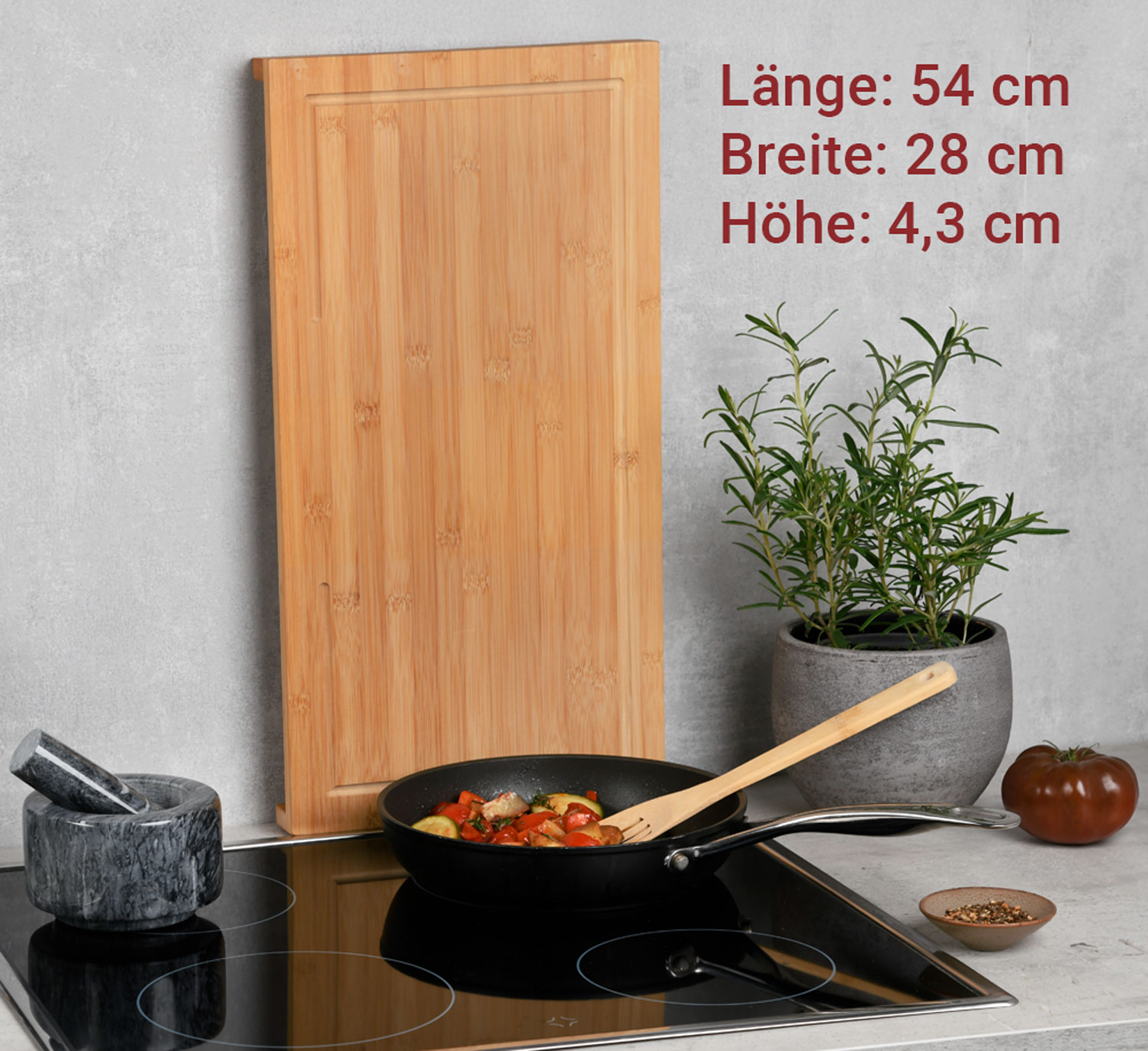  KESPER Schneide- und Abdeckplatte Bambus  03