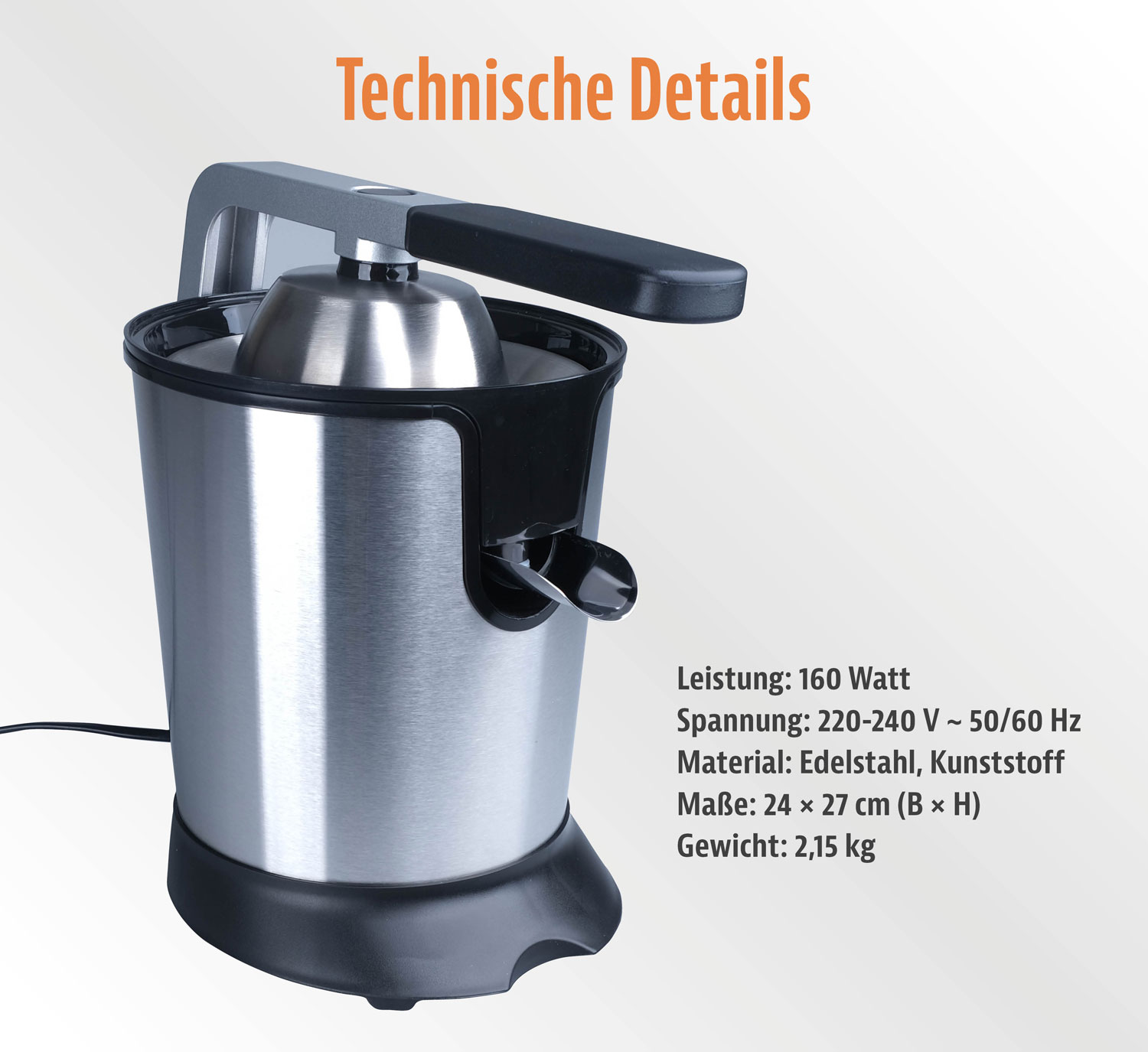 Elektrische Zitruspresse03