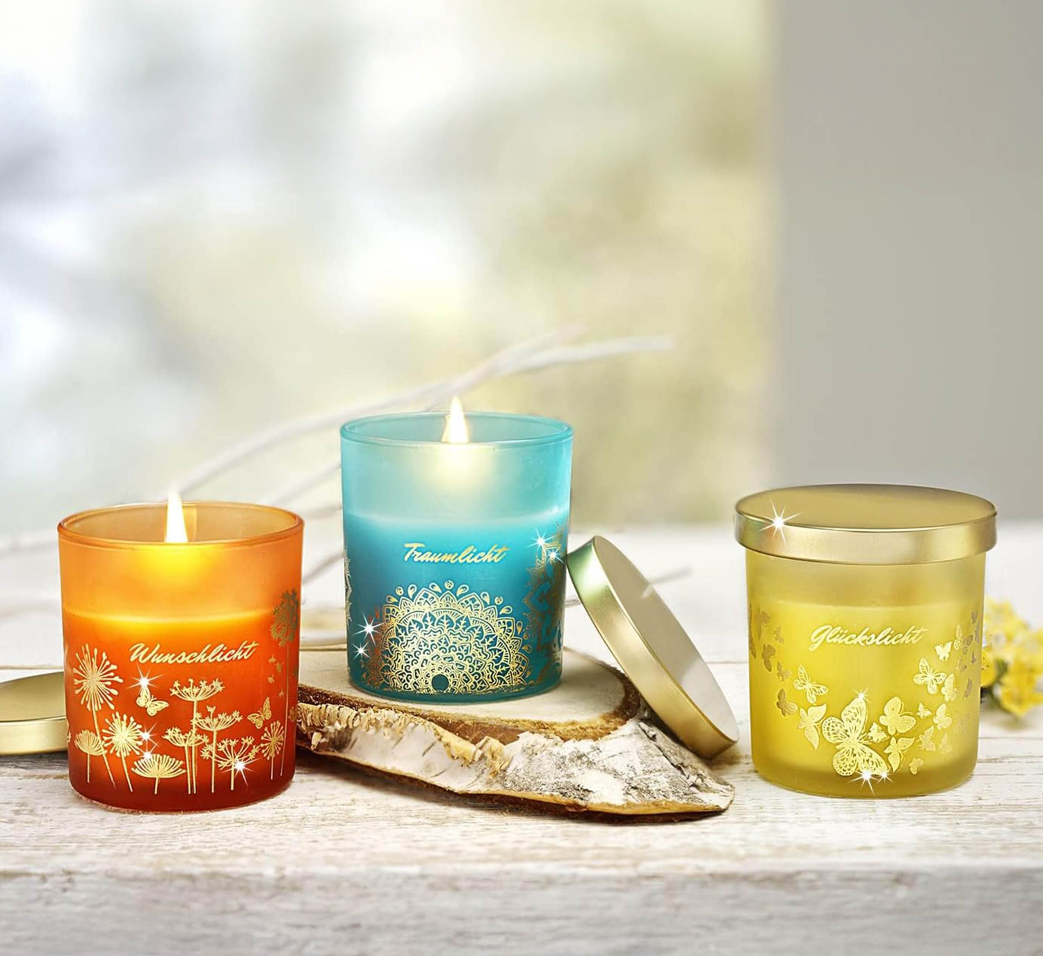 3er-Set Duftkerzen Magia