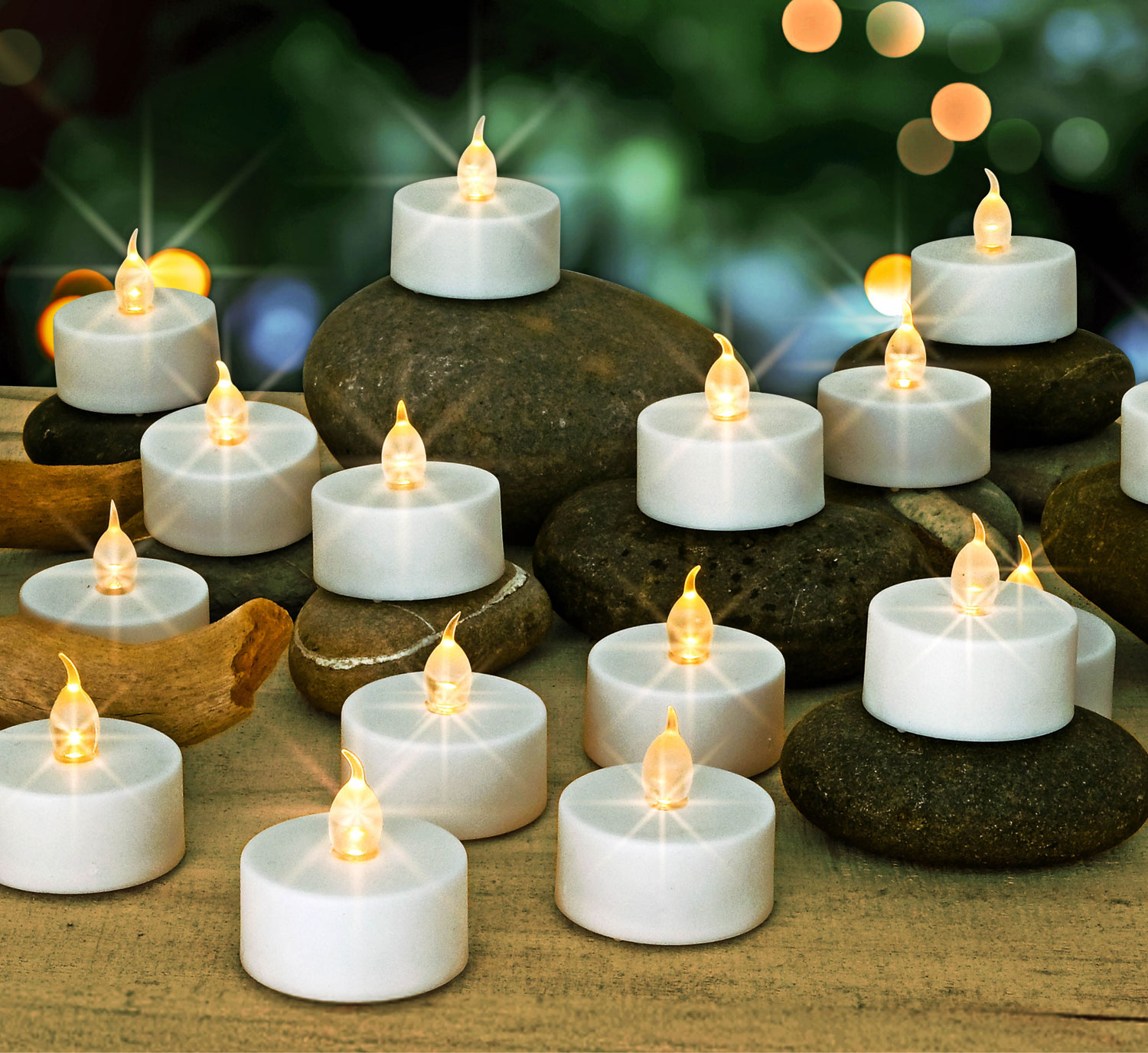 20er-Pack LED-Teelichter