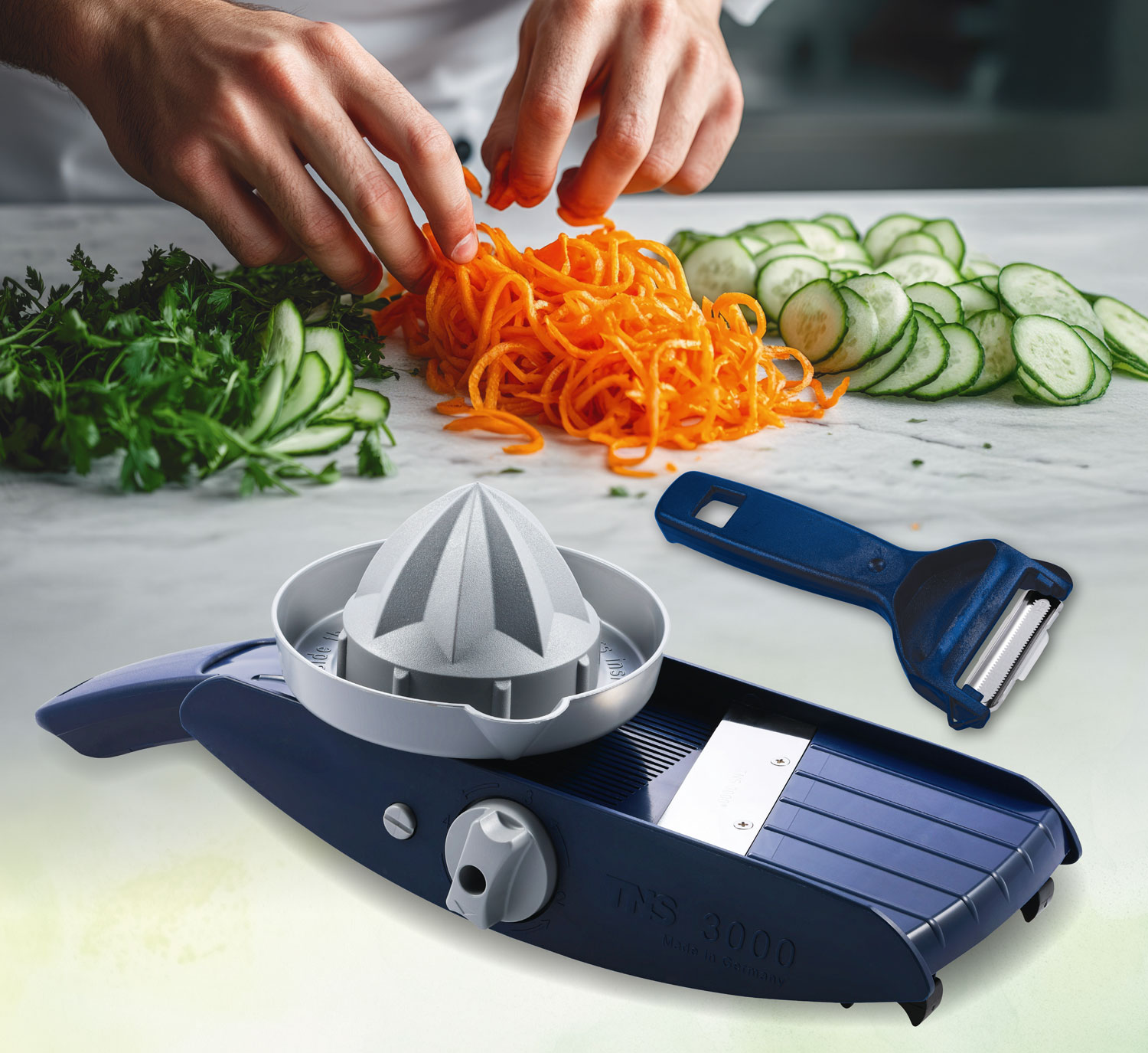  TNS 3000   Gemsehobel-Set 3-teilig 