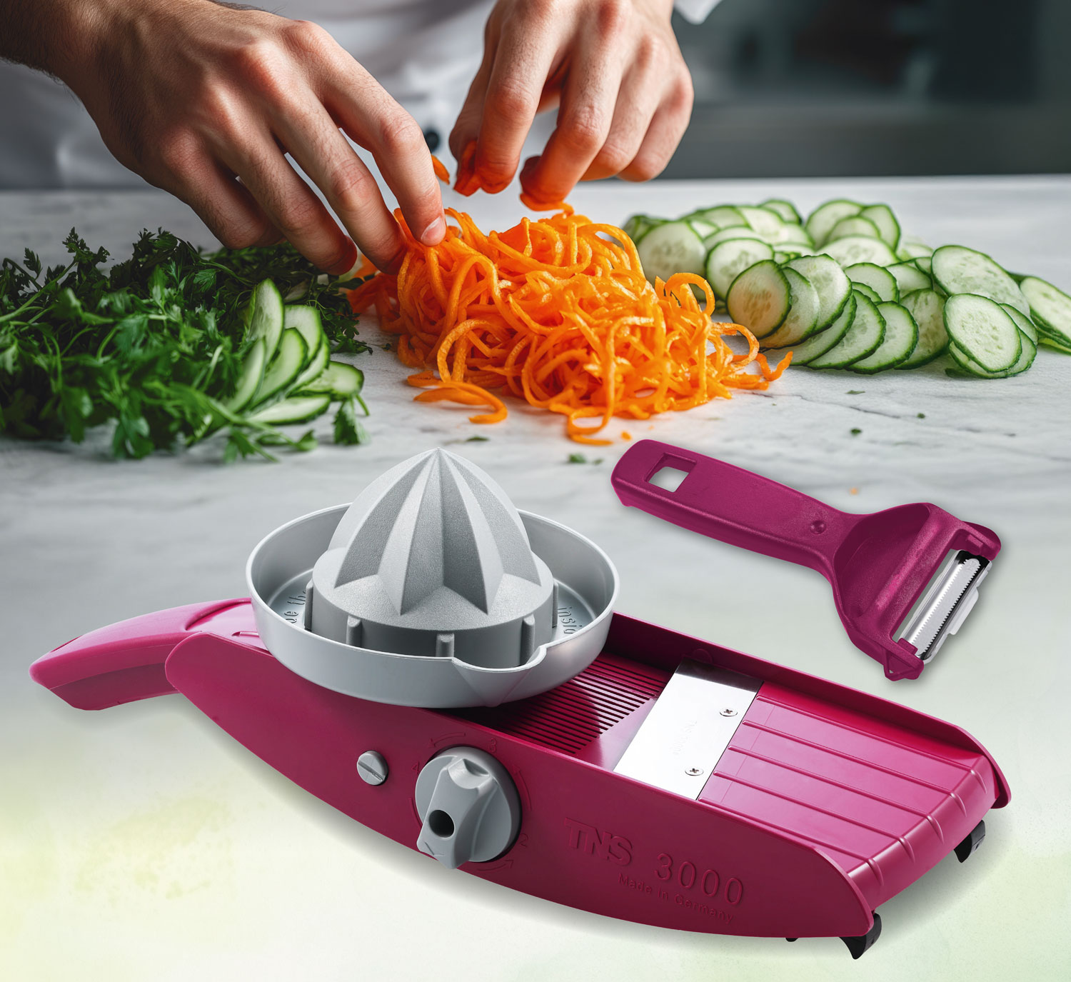  TNS 3000   Gemsehobel-Set 3-teilig 