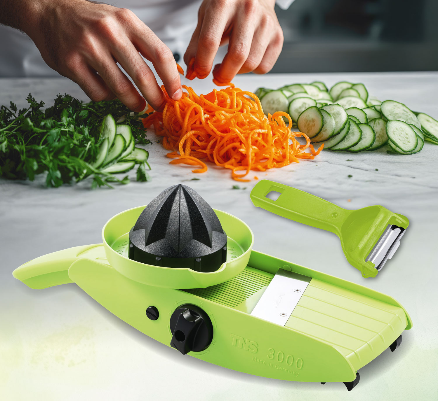  TNS 3000   Gemsehobel-Set 3-teilig 