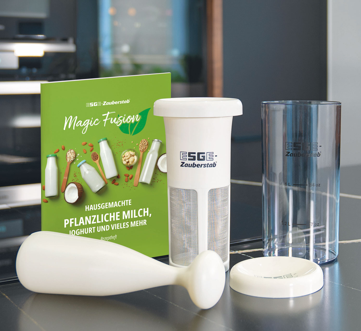  ESGE-Zauberstab   Magic Fusion - Pflanzendrink- und Emulsionsbereiter 