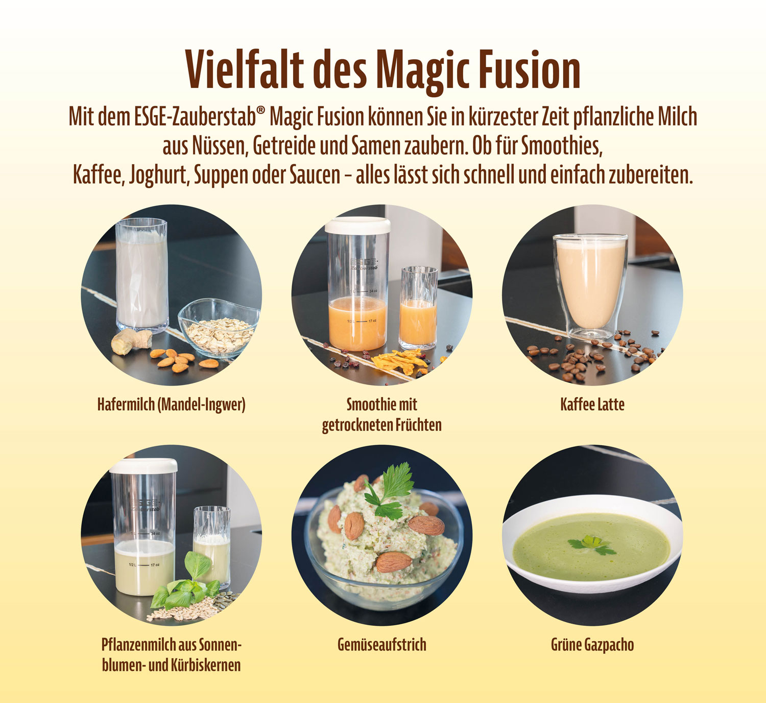  ESGE-Zauberstab   Magic Fusion - Pflanzendrink- und Emulsionsbereiter 06