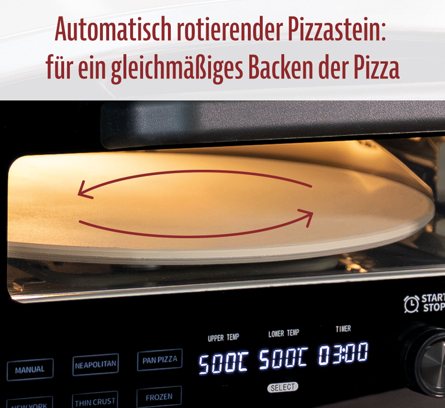 UNOLD   Pizza- und Pinsaofen ENZO03