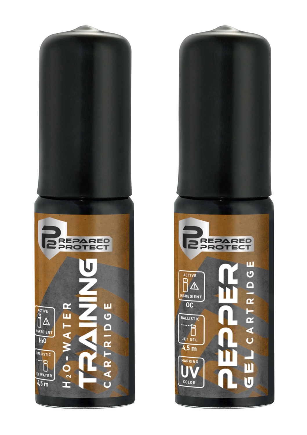 2er-Set P2P Trainingskartusche + P2P Pfeffergelkartusche