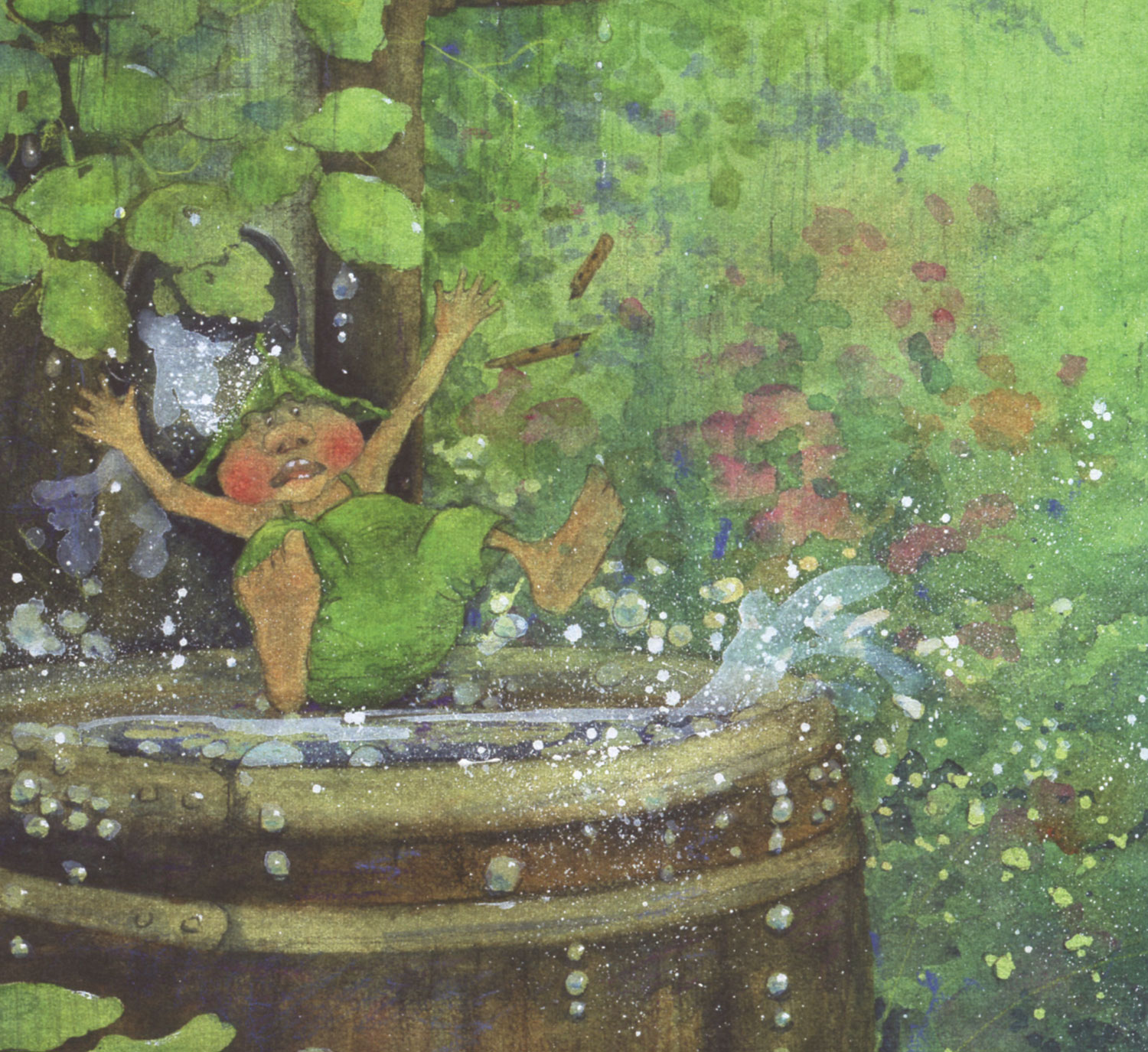 Giesbert in der Regentonne01