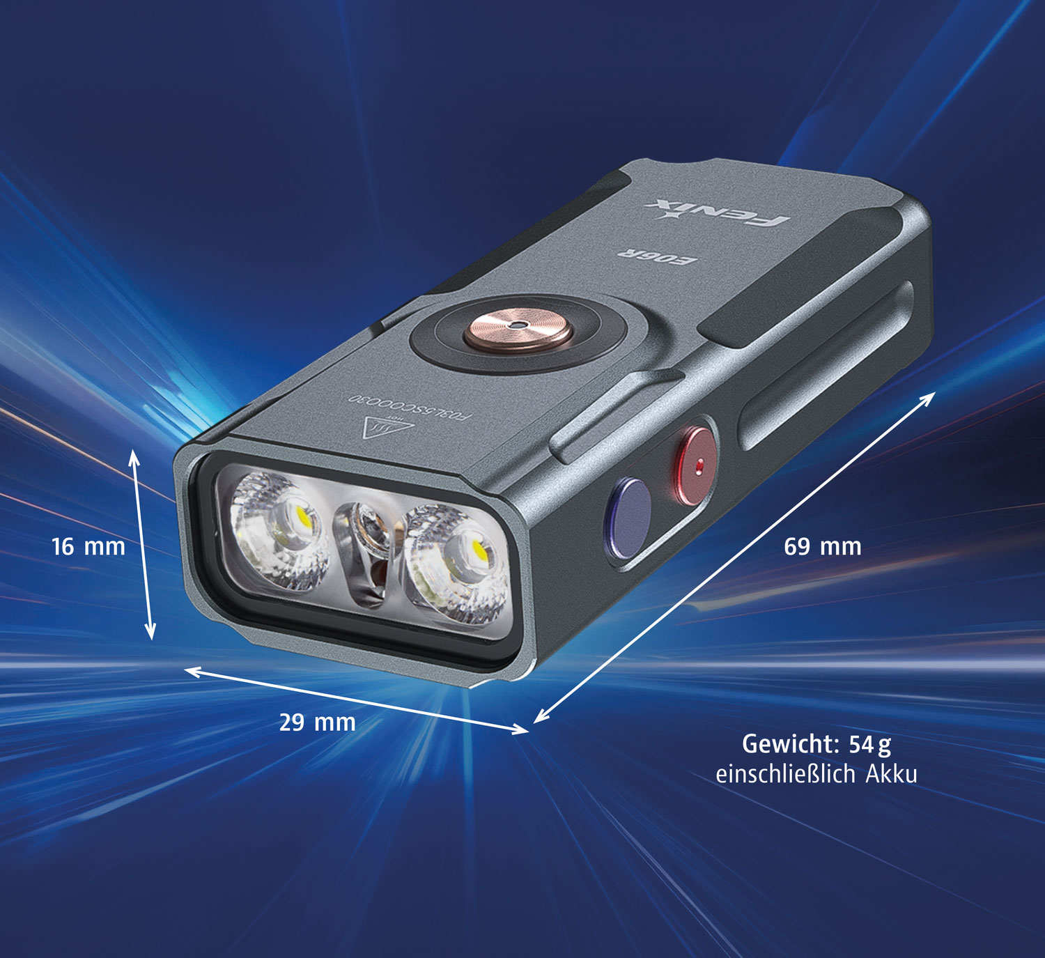 Fenix E06R Schlsselbundleuchte02