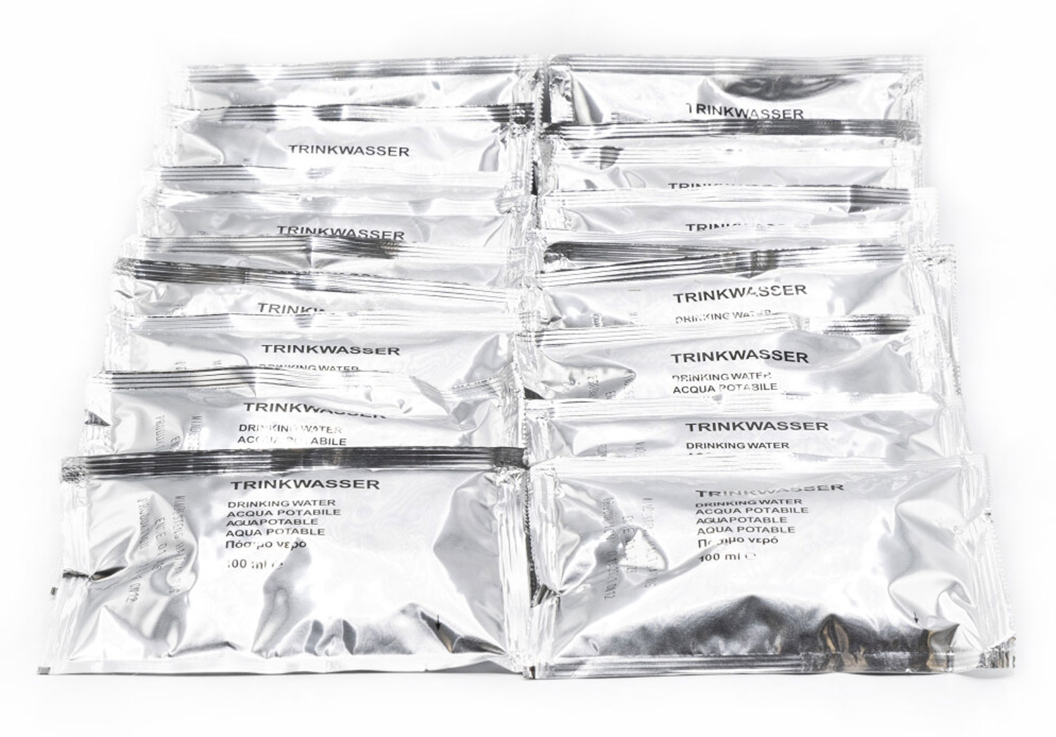 Bundeswehr Trinkwasser 20 x 100 ml Notfall Reserve