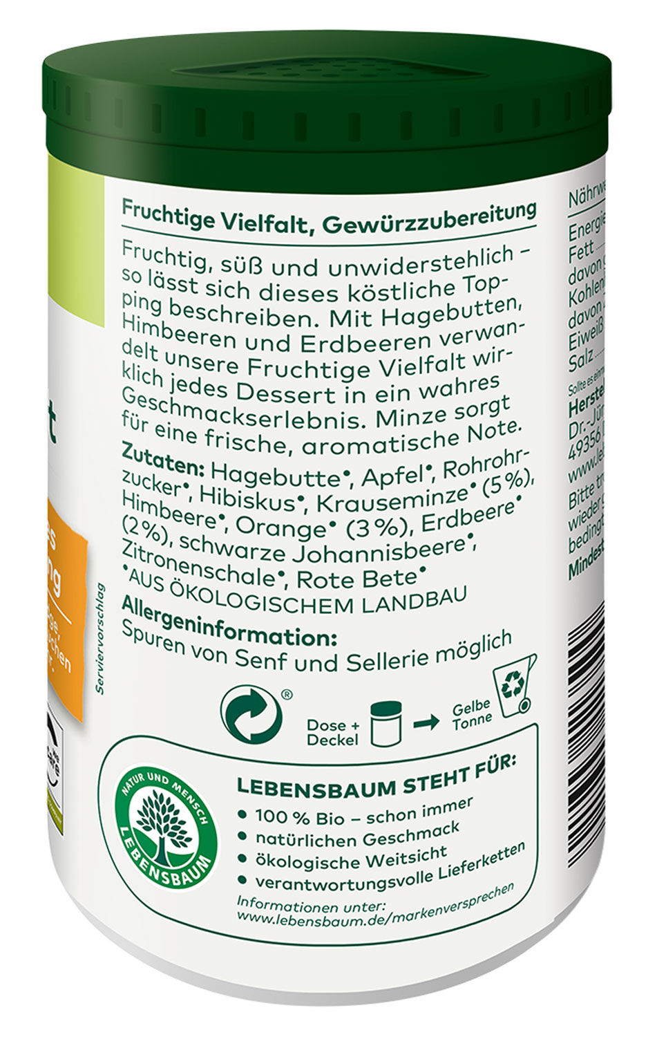Lebensbaum Bio Fruchtige Vielfalt Gewrzzubereitung02