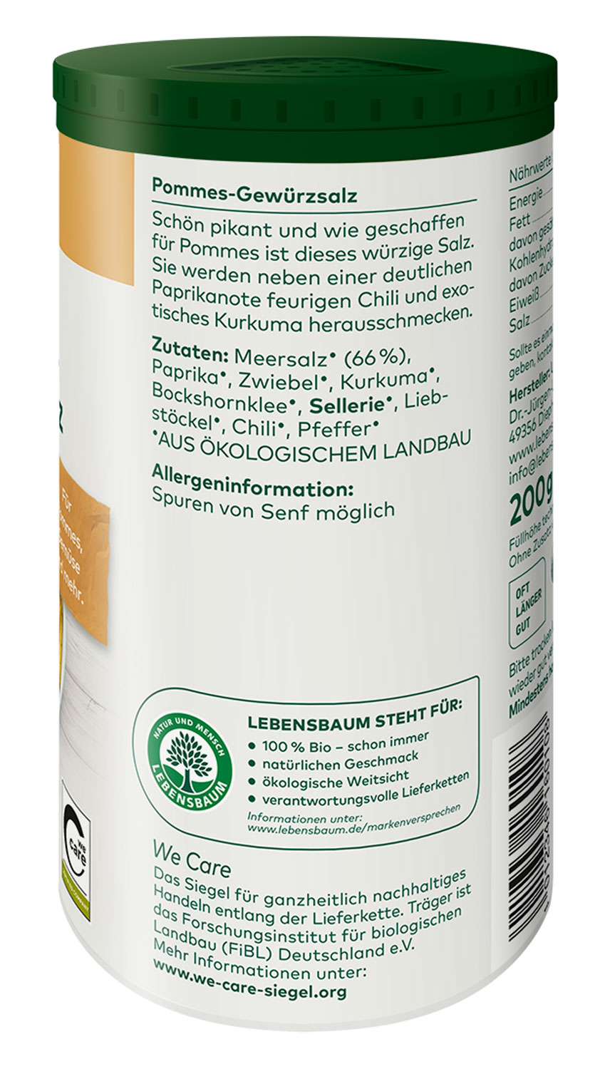 Lebensbaum Bio Pommes-Gewrzsalz Streudose02