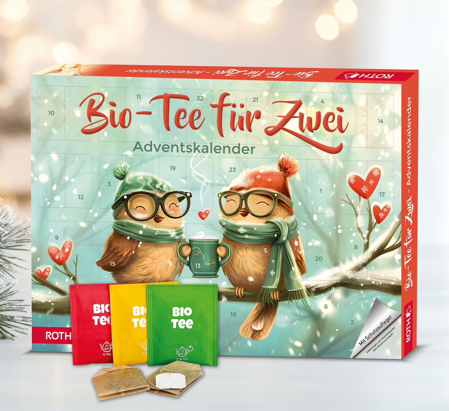 Bio-Tee Adventskalender fr zwei