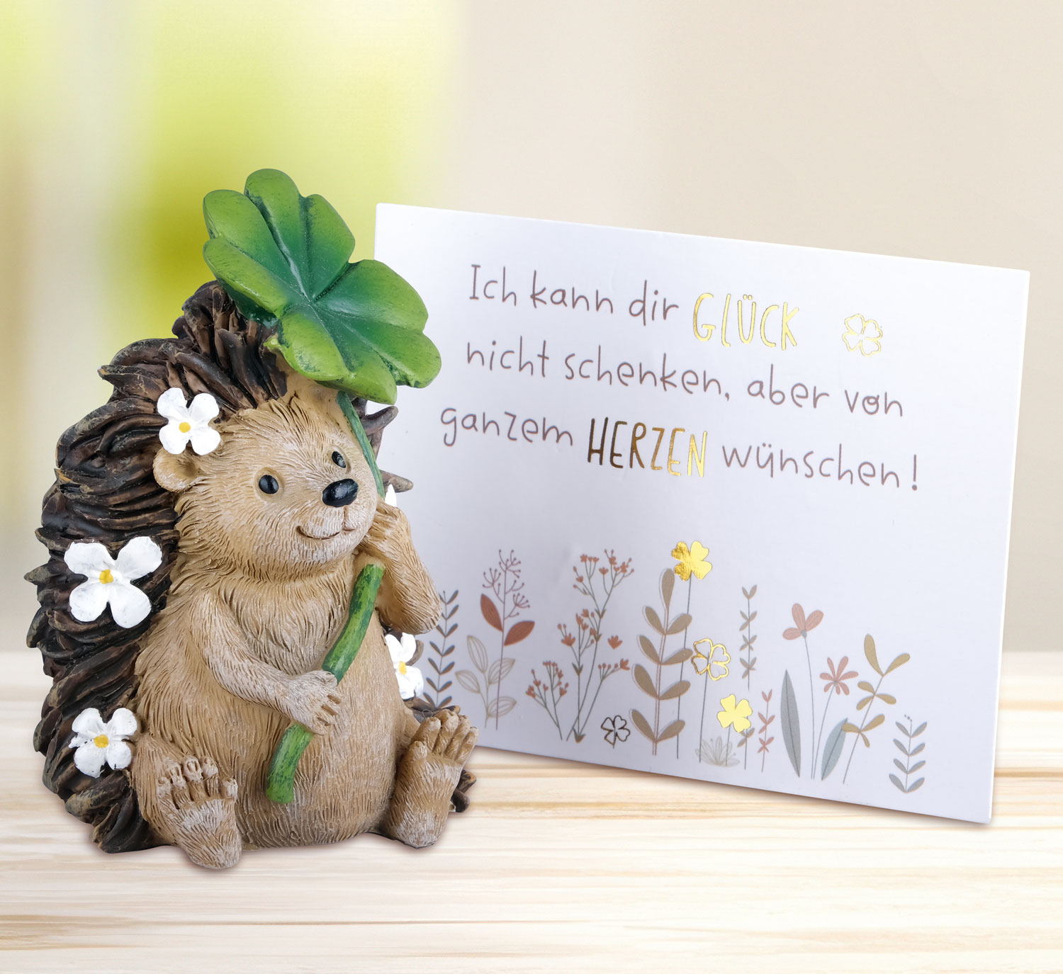  Geschenkset Glcks-Igel Hugo  