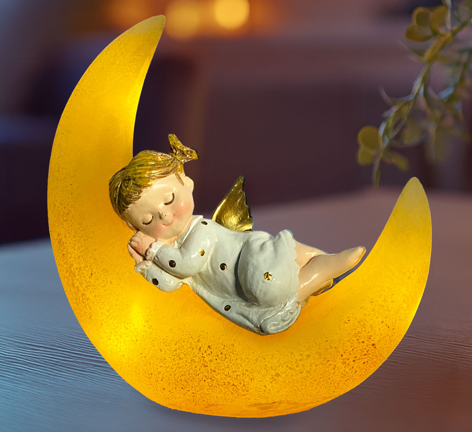 Geschenkset Engel mit LED-Mond