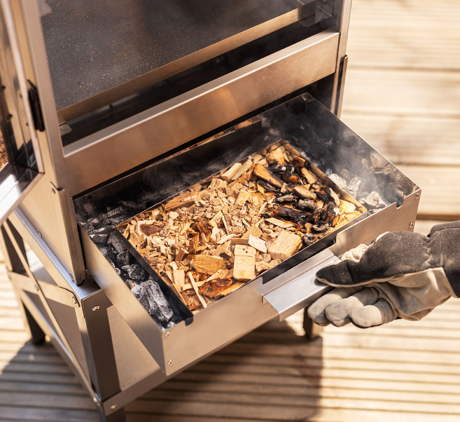 Rucherofen Autark 800 aus Edelstahl05