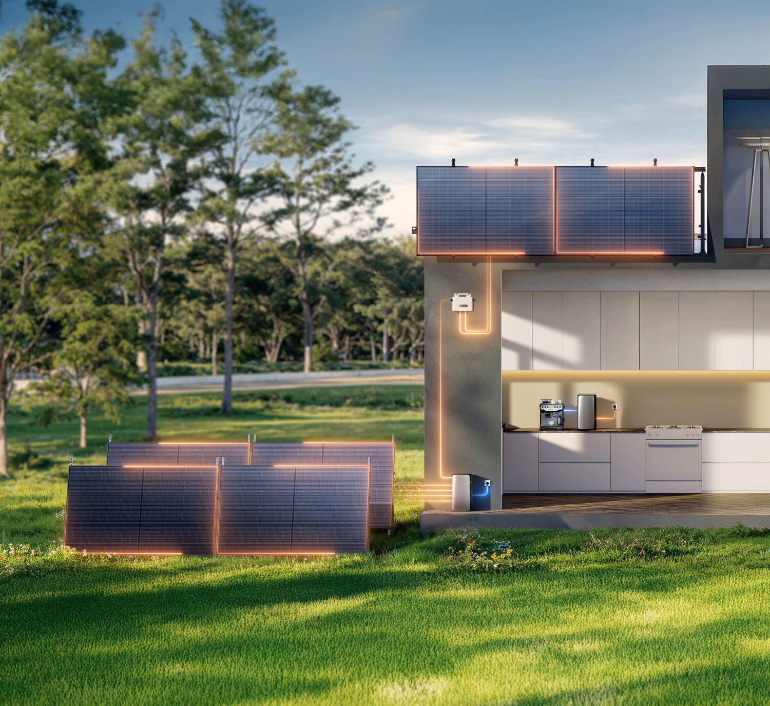  EcoFlow STREAM Ultra 1.920 Wh mit 2er-Pack EcoFlow 450 W starres Solarpanel 10