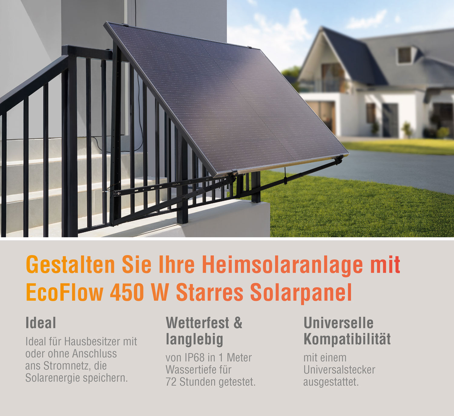  EcoFlow STREAM Ultra 1.920 Wh mit 2er-Pack EcoFlow 450 W starres Solarpanel 07