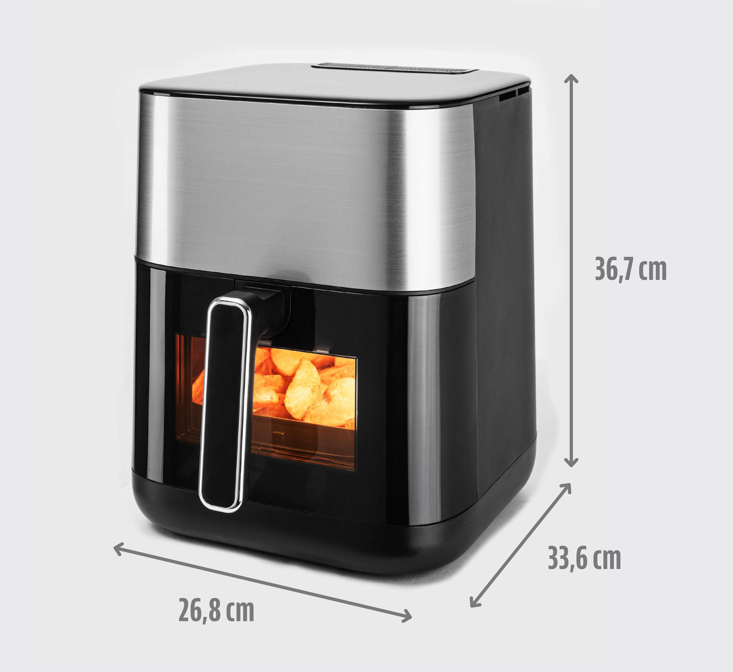 Heiluftfritteuse mit Dampffunktion - Wie neu03