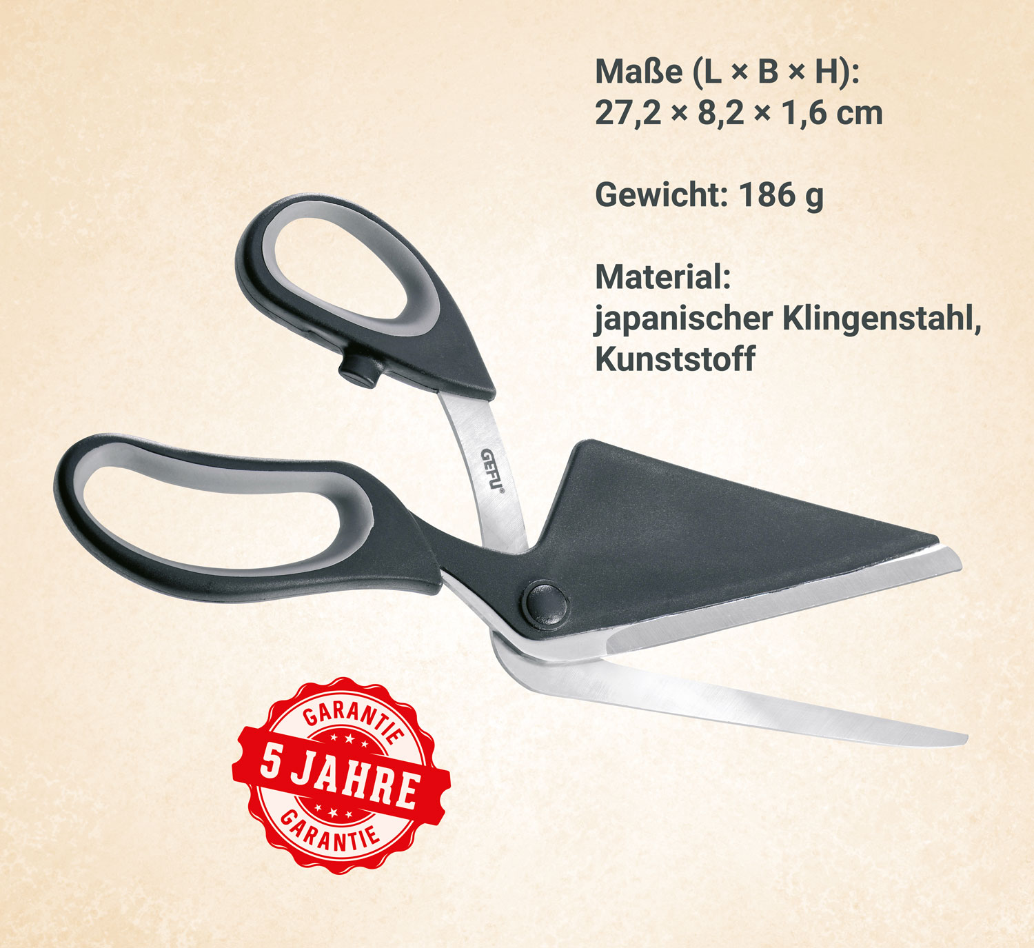  GEFU    Pizzaschere PEZZO 01