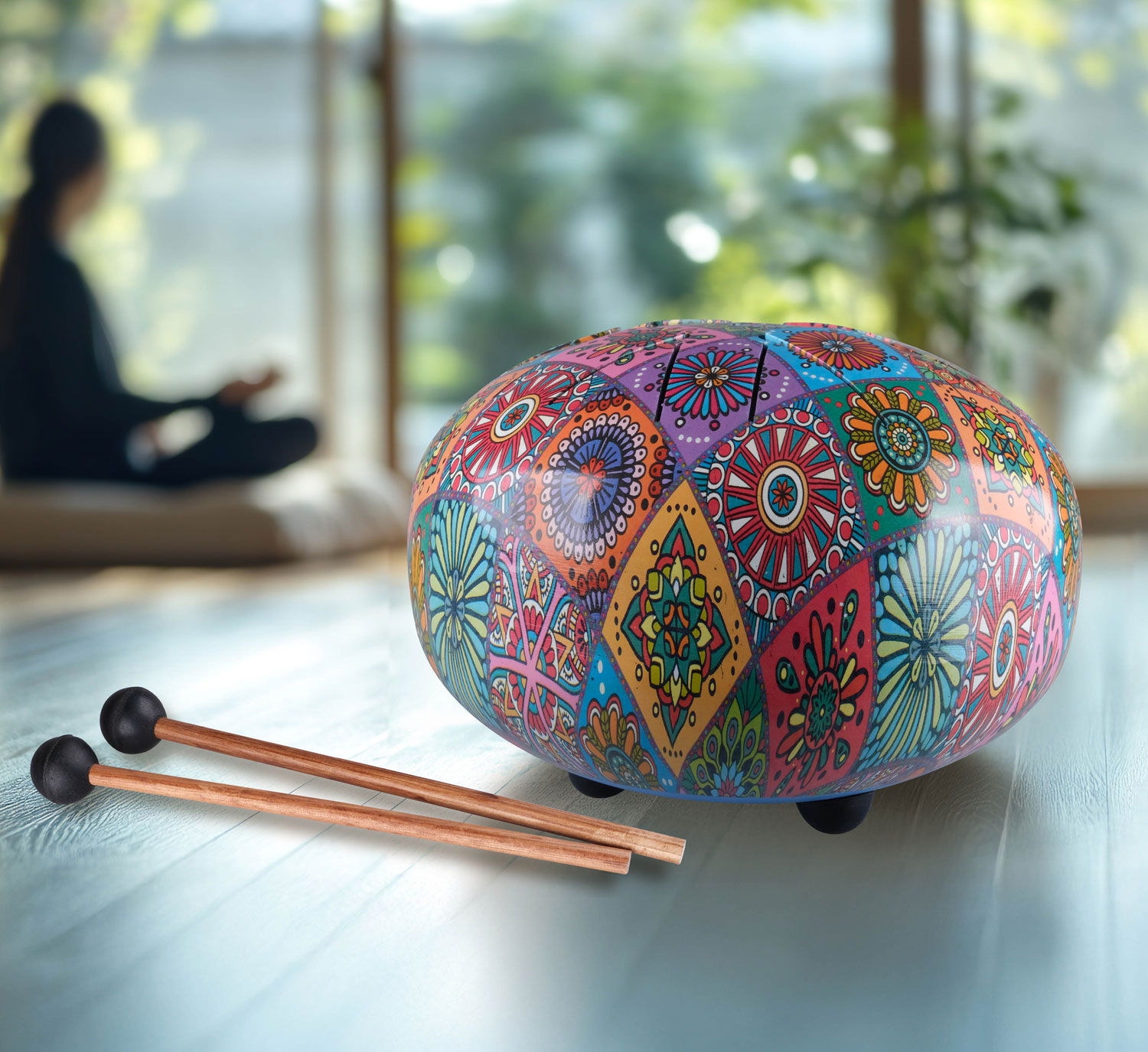 Zungentrommel Ornamente