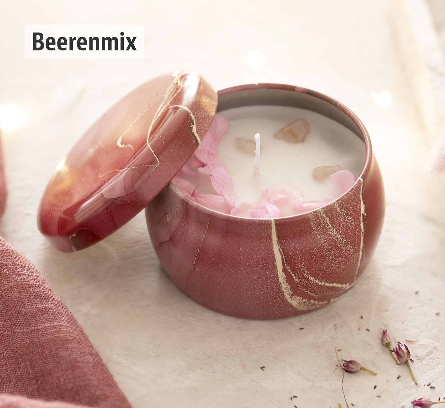 4er-Set Geschenkset Duftkerze Marble02