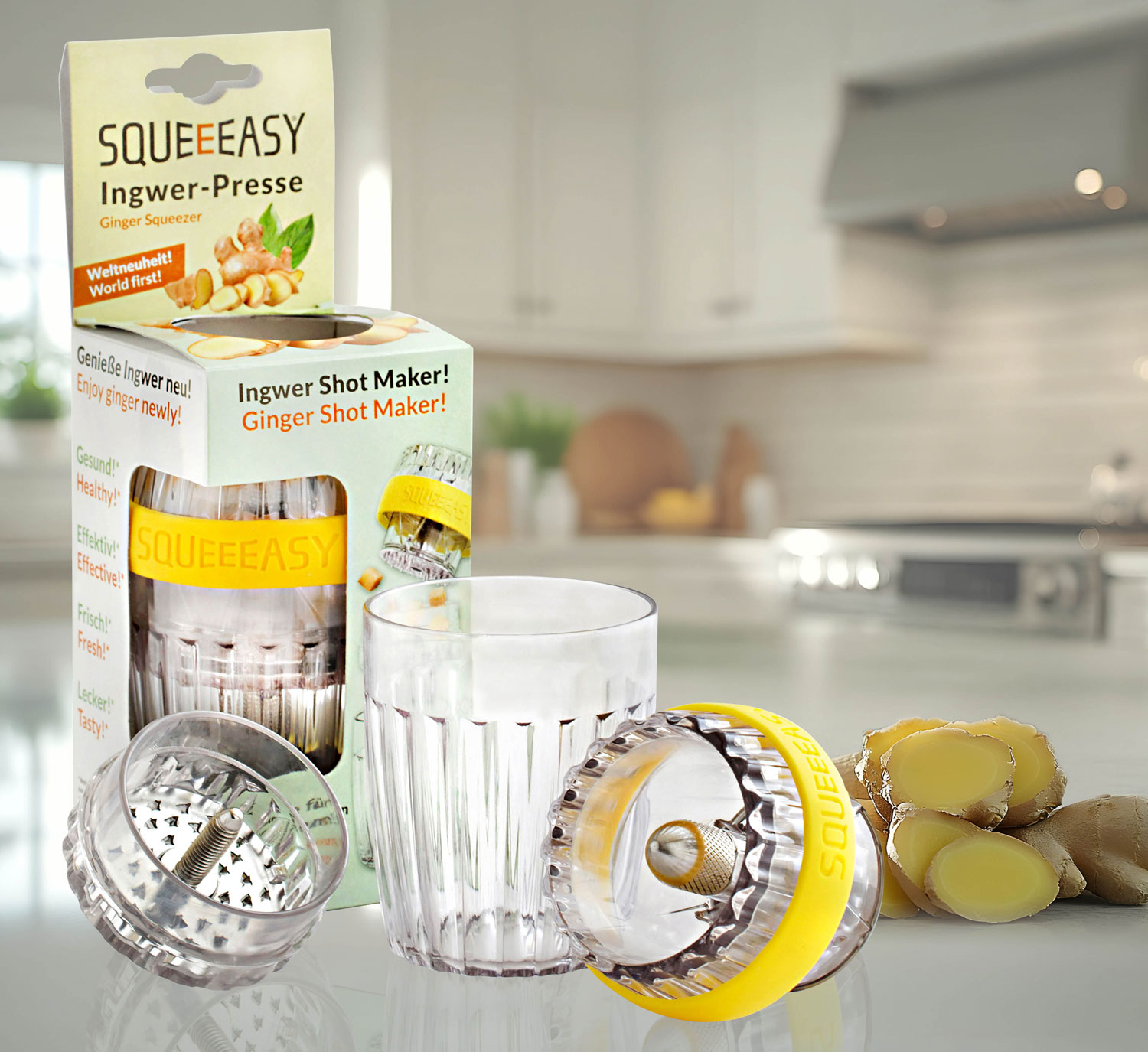  SQUEEEASY  Ingwer-Handpresse 