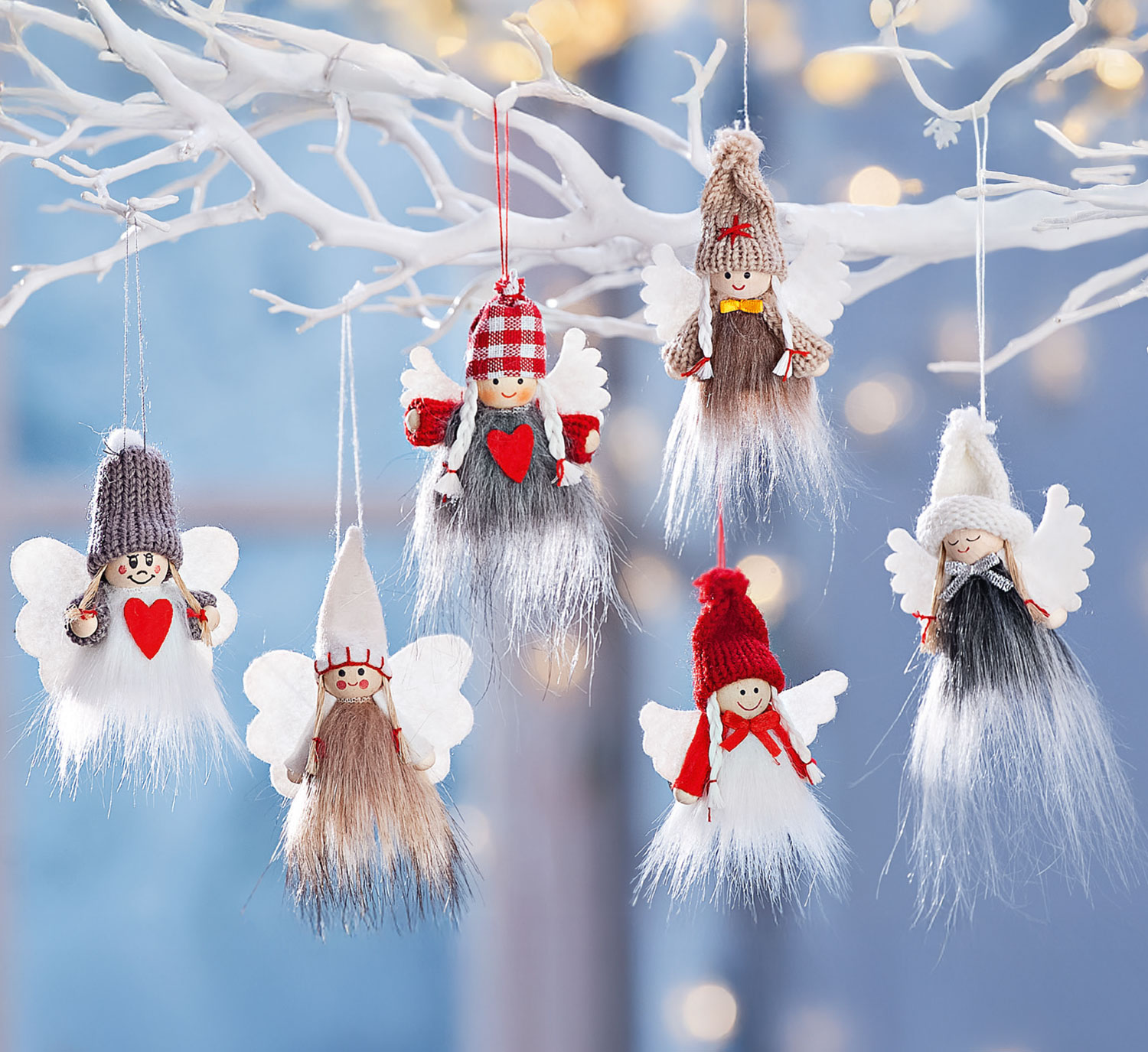 6er-Set Dekohnger Engel